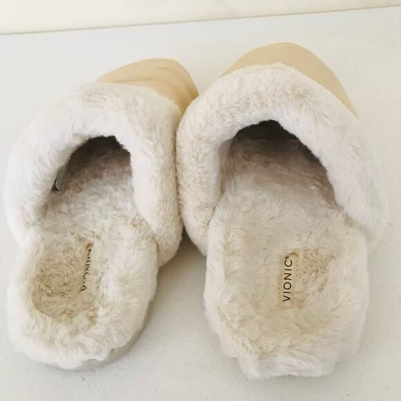 Vionic Tan Mules with Plush Lining - Picture 9 of 10